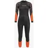 Image de Combinaison néoprène Orca Zeal Hi-Vis Open Water manche longue orange noir femme - L