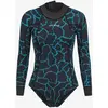 Image de Combinaison néoprène Orca Mantra Swimskin noir bleu femme - XS
