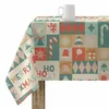 Image de Nappe Enduite Antitache Mauré Merry Christmas 100 X 140 Cm