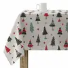 Image de Nappe Enduite Antitache Mauré Merry Christmas 200 X 140 Cm