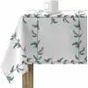 Image de Nappe Enduite Antitache Mauré White Christmas 140 X 140 Cm