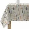 Image de Nappe Enduite Antitache Mauré Merry Christmas 140 X 140 Cm