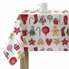 Image de Nappe Enduite Antitache Mauré Merry Christmas 100 X 140 Cm