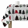 Image de Nappe Enduite Antitache Mauré Merry Christmas 140 X 140 Cm