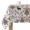Image de Nappe Enduite Antitache Mauré Merry Christmas 200 X 140 Cm