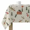Image de Nappe Enduite Antitache Mauré Merry Christmas 200 X 140 Cm
