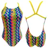 Image de Maillot de bain Turbo Tridimension Pro-Racer bretelles fines jaune femme - S
