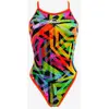 Image de Maillot de bain de natation Turbo Geoflu multicolore femme - S