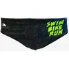 Image de Maillot de bain de waterpolo Turbo Swim-Bike Run noir jaune - L