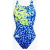 Image de Maillot de bain Turbo Blue Hawaii bleu jaune femme - S