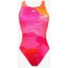 Image de Maillot de bain de natation Turbo Brush rose rouge orange - L