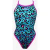 Image de Maillot de bain de natation Turbo Blu Animal imprimé léopard bleu - XL