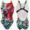 Image de Maillot de bain Turbo Red Dragon bande large multicolore femme - L