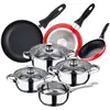 Image de 7 Pièces San Ignacio En Acier Inoxydable + 3 Pans Jeu 16/20/24 Cm San Ignacio