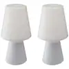 Image de Jeu de 2 lampes led sans fil d'extérieur