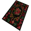 Image de Polyester Tapis Tamponnés Fleurs Fleurs De 100 X 150 Cm Bien-être