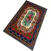 Image de Fleurs Tamponnées Sur Tapis En Polyester 160 X 230 Cm Wellhome