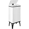 Image de Poubelle Automatique Wellhome Smart Trash Can 50l Blanche Avec Fonction Manuelle