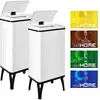 Image de Poubelle Automatique Wellhome 50l Fonction Manuelle Et Capteur De Mouvement
