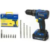 Image de Perceuse visseuse à percussion 20V Brushless Batterie lithium 20Ah Couple 27 Nm + 11 Accessoires Malette GOODYEAR