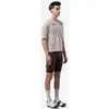 Image de T-shirt Gobik Volt manches courtes gris-blanc - S