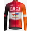 Image de Maillot Team Ineos Grenadiers 2025 Hyder manches longues orange - L