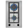 Image de Teka Efx 30.1 2g Ai Al Ic Acier Inoxydable Intégré 30 Cm Gaz 2 Zone(s)