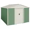 Image de Abri De Jardin Métal 7,86m² Galliv   Porte Coulissante Double   Ventilation   Wasabi