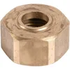 Image de Écrou laiton hexagonal à visser - F 1/2 - diamètre 14 mm