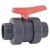 Image de Vanne PVC - ASTRALPOOL - D. 50 PN-16 - à coller - Dimensions: L31mm H167mm - Accessoire piscine