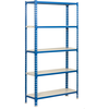 Image de Etagère Légère Sans Vis Simonclick Plus 5/400 Bleu/blanc Bleu/blanc 2000x1000x400 - Simonrack