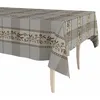 Image de Nappe En Rouleau Exma Caoutchouc Marron Beige Classique 140 Cm X 25 M
