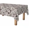 Image de Nappe En Rouleau Exma Antitaches Fleurs 140 Cm X 25 M Marron