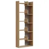 Image de CALICOSY - Bibliothèque Design 6 Niveaux H1624 cm - Klapo - Bois clair