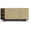 Image de Concept1 buffet chêne noir l183cm CEQUOIA-3P3N-CHENE