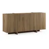 Image de Buffet Volia En Chene Foncé   4 Portes   180 X 40 X 79 Cm