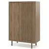 Image de Concept1 buffet chêne foncé l121cm SALMA-2P-CHENE