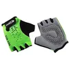 Image de Gants de vélo court pour enfant Manufacturas Ges modèle Tall Bike couleur verte