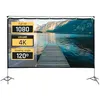 Image de Écran de Projection Portable - IGGUAL - 100 Pouces - Tissu Élastique - Angle de Vision 120° - Pliable