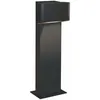 Image de Luminaire dextérieur - LEDS-C4 - Borne Diago - Aluminium - LED intégrée - Gris urbain