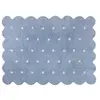 Image de Tapis Coton Forme Biscuit - Bleu - 120 X 160 Cm