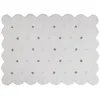Image de Tapis Coton Forme Biscuit - Blanc - 120 X 160