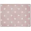 Image de Tapis Coton Motif Étoile - Rose - 120 X 160