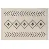 Image de Tapis Coton Berbère Rhombs - Beige - 140 X 210