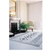Image de Tapis ethnique en coton fait main beige Bereber Rhombs Lorena Canals - 140x210cm - Beige