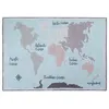 Image de Tapis Coton Motif Carte - 140 X 200