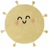 Image de Lorena Canals C-mw-mysun Tapis Pour Salle De Jeux Jaune Coton, Tissu Rond