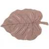 Image de Tapis Coton Lavable Monstera Nude - 120 X 180 Cm