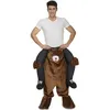 Image de Déguisement - Carry Me Ours - Adulte - Costume humoristique - Marron