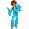 Image de Déguisement - Disco Bleu Turquoise - Homme - Années 60-70-80 - Non inclus: accessoires